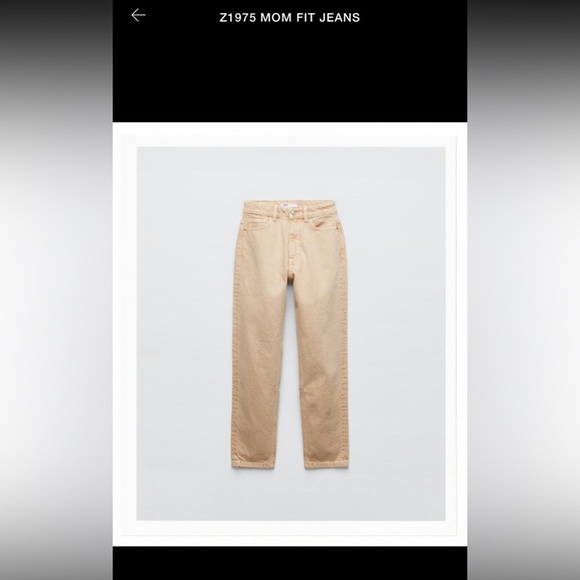 Zara Z1975 MOM FIT JEANS - Picture 1 of 1